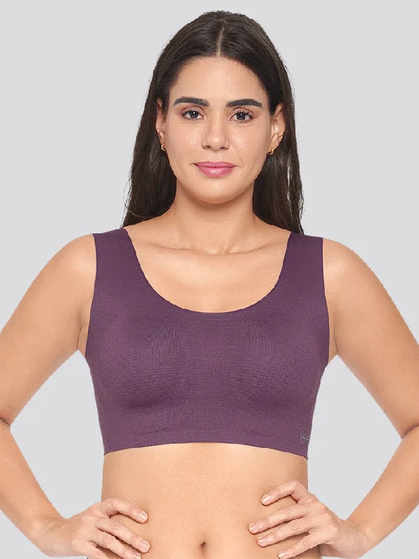 plus size wireless women sport braDermawear Breezeology Bra B-256