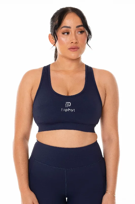 sports women sport bra for multiple activitiesTotal Support Midnight Navy Sports Bra