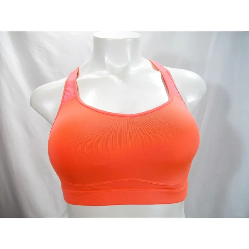 white women sport bra for a clean lookOld Navy Active Go Dry Medium Support Wire Free Sports Bra XL X-LARGE Orange