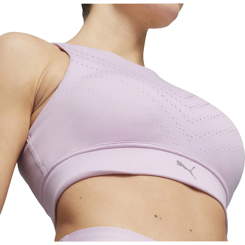 luxury brand women sport bra for high - end qualityPuma PWR Ultraform Womens Running Sports Bra - Purple