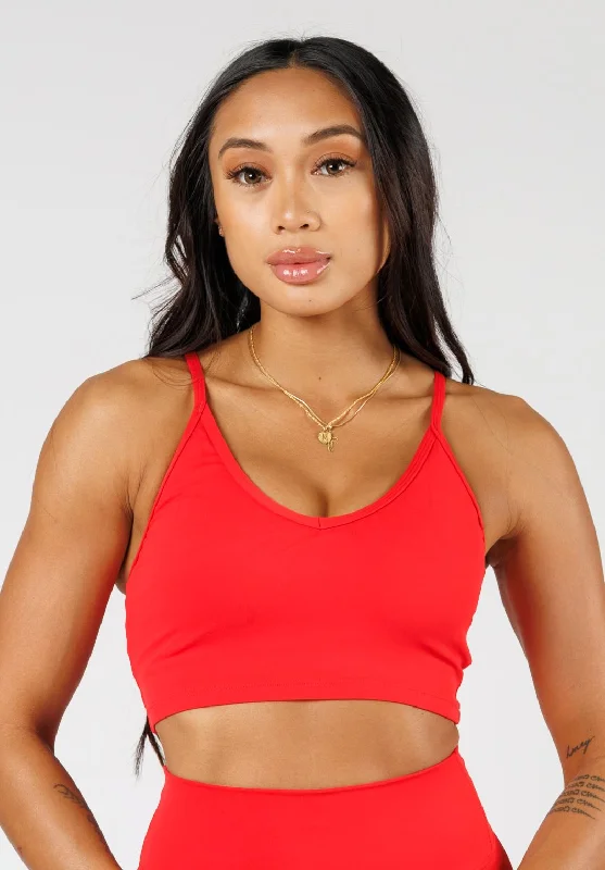 quick drying women sport bra for convenienceRecStretch Legend Brami Cherry