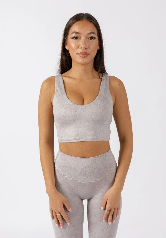 petite women sport bra with proper fitReluna™ V Brami Marble