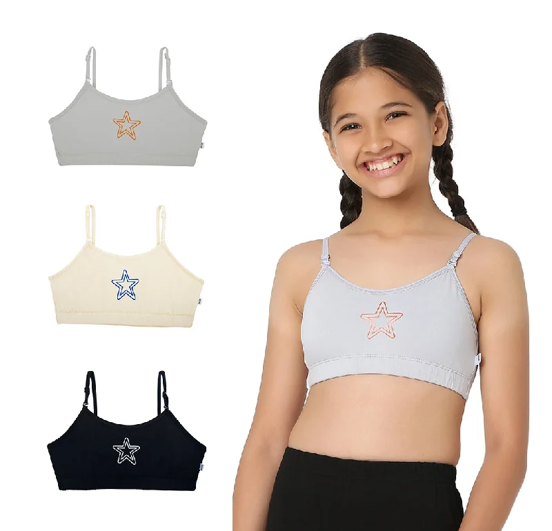 white women sport bra for a clean lookStarry - Training Bras