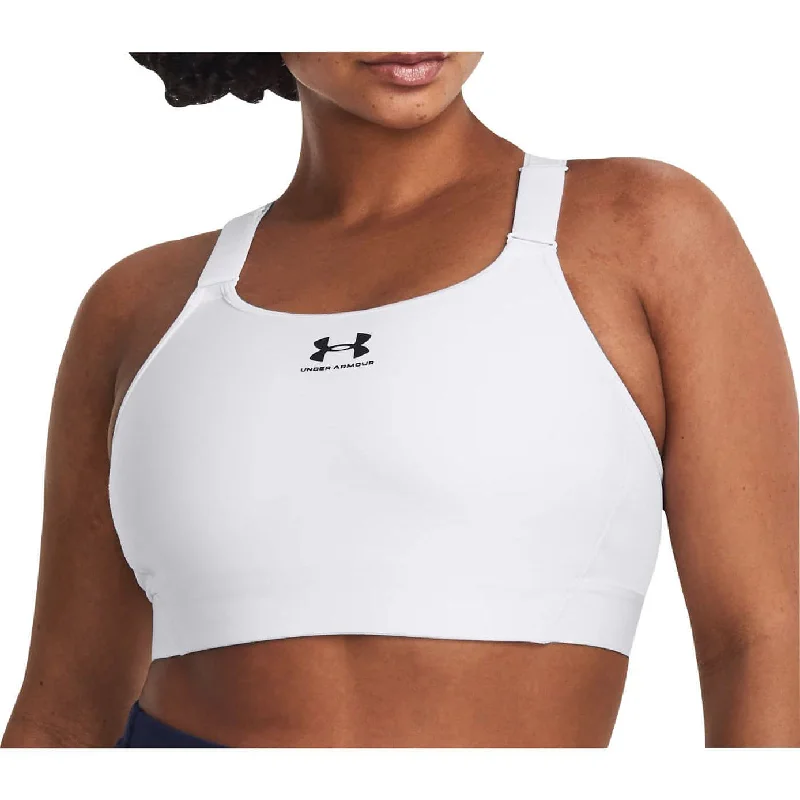 medium impact compression women sport braUnder Armour HeatGear Armour High Womens Sports Bra - White