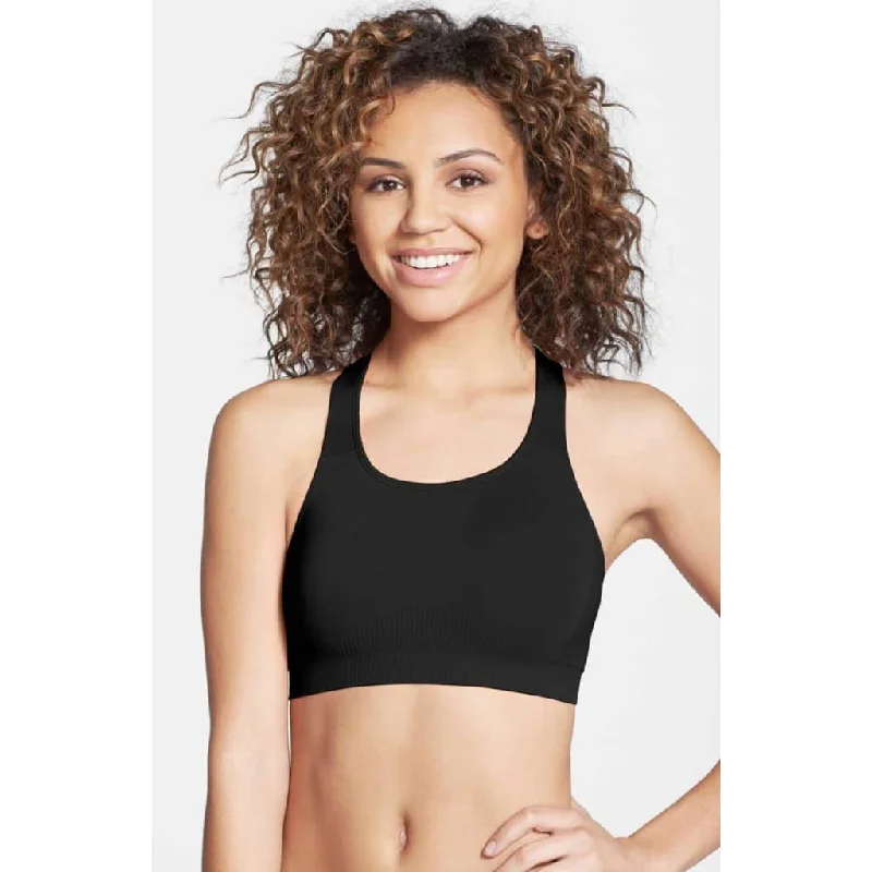 matching women sport bra and leggings setsWacoal 852243 Low-Impact Seamless Wireless Sports Bra SMALL Black NWT