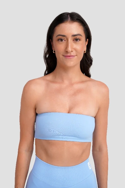 sports women sport bra for multiple activitiesBANDEAU - LIGHT BLUE