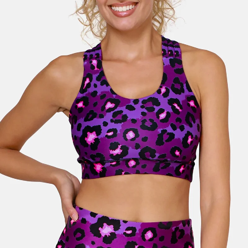 colorful women sport bra for a stylish lookBerry Beast Cross Back Bra