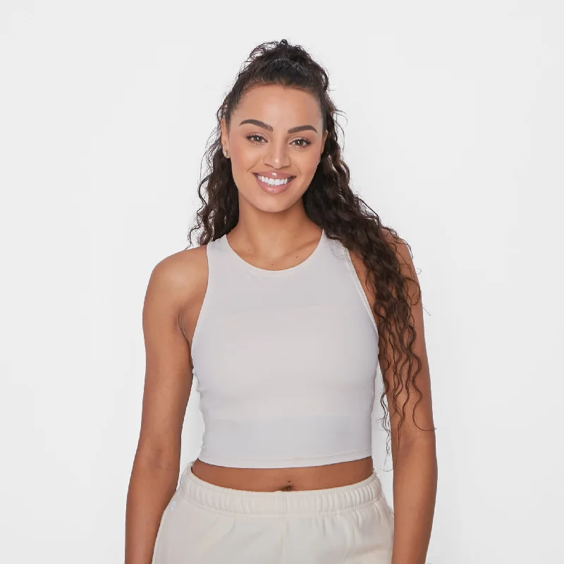 affordable women sport bra for budget - conscious shoppersMalibu Crop Top - Jet Stream